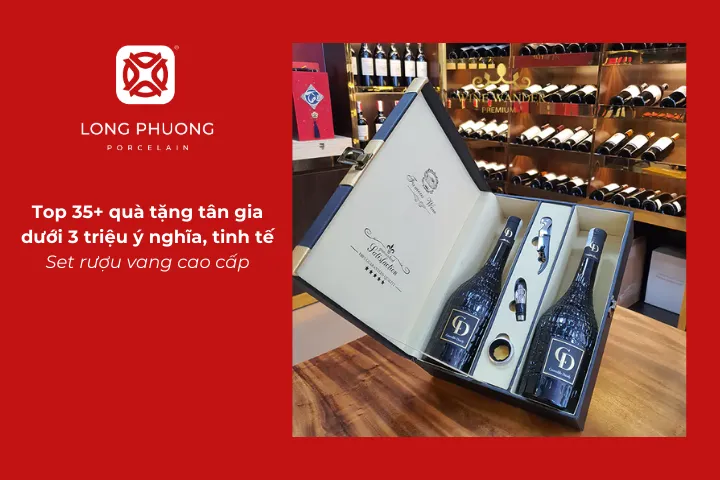 Rượu vang phù hợp tặng gia chủ yêu thích ẩm thực và sự tinh tế trong thưởng thức