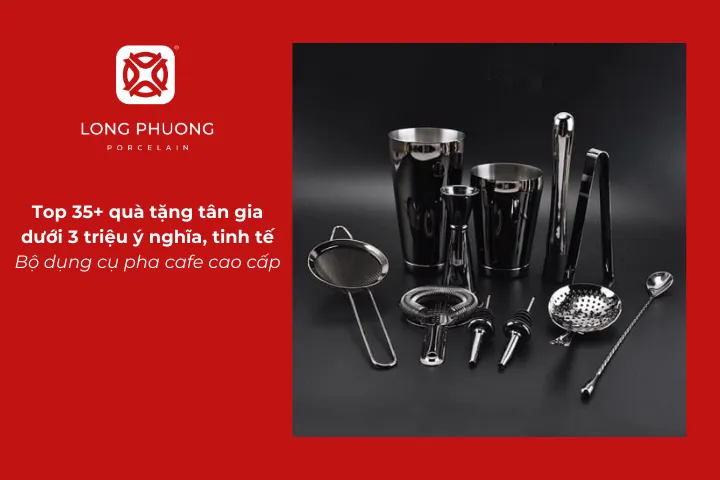 Bộ dụng cụ pha cafe cao cấp là quà tân gia dưới 3 triệu tinh tế dành cho người yêu hương vị cà phê truyền thống