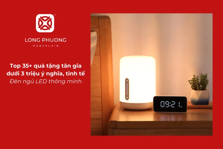 Đèn ngủ LED thông minh là quà tặng tân gia dưới 3 triệu tiện nghi tạo cảm giác thư thái cho phòng ngủ