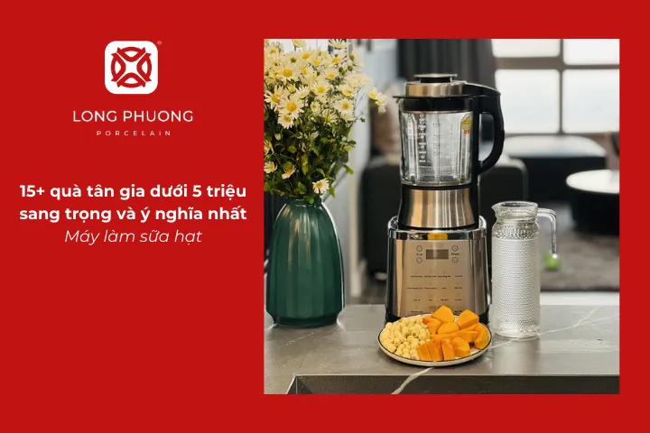 Máy làm sữa hạt là quà tặng tân gia dưới 5 triệu phù hợp cho gia chủ chú trọng sức khỏe