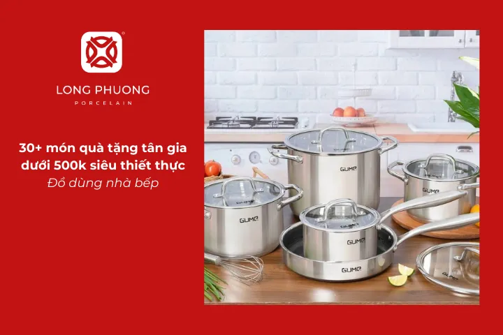 Đồ dùng nhà bếp luôn cần thiết để hoàn thiện căn bếp mới