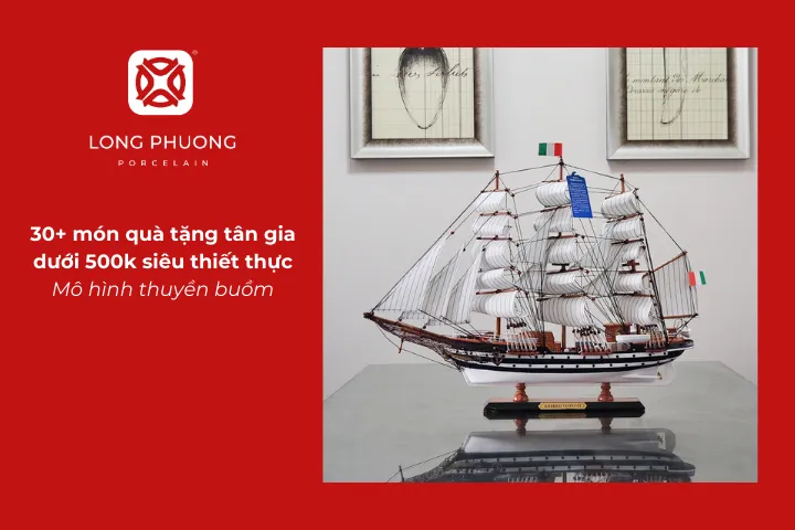 Thuyền buồm tượng trưng cho sự thuận lợi và hanh thông trong cuộc sống mới