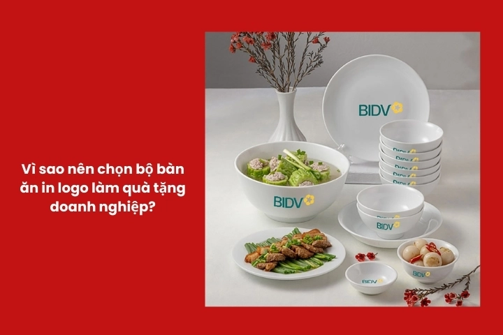 Vì sao nên chọn bộ bàn ăn in logo làm quà tặng doanh nghiệp?