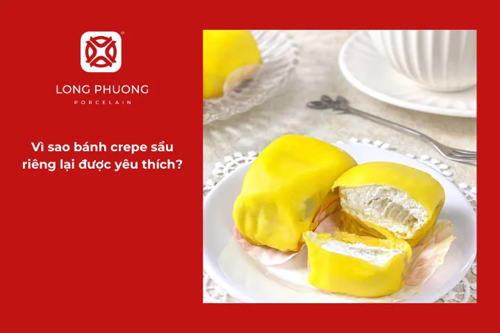 Kết cấu mềm mịn, vị ngọt nhẹ và dễ ăn khiến crepe sầu riêng chinh phục nhiều người