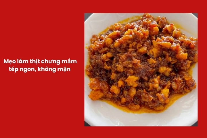 Mẹo làm thịt chưng mắm tép ngon không bị mặn