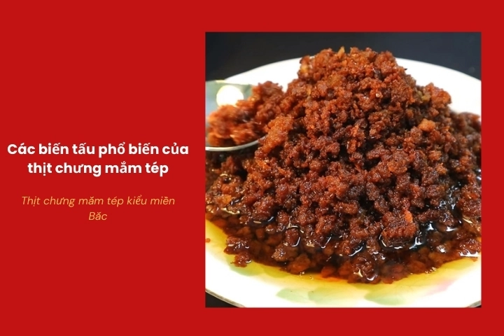 Thịt chưng mắm tép kiểu miền Bắc truyền thống