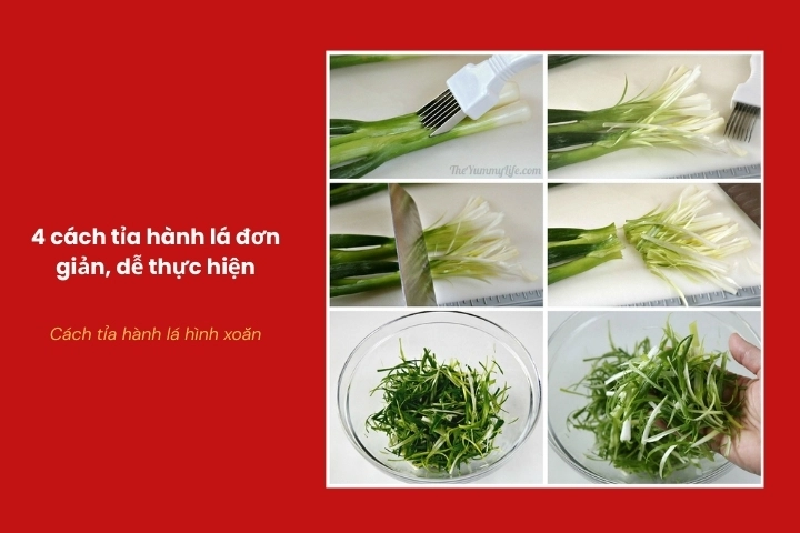 Cách tỉa hành lá hình xoắn tự nhiên bằng phương pháp ngâm nước đá