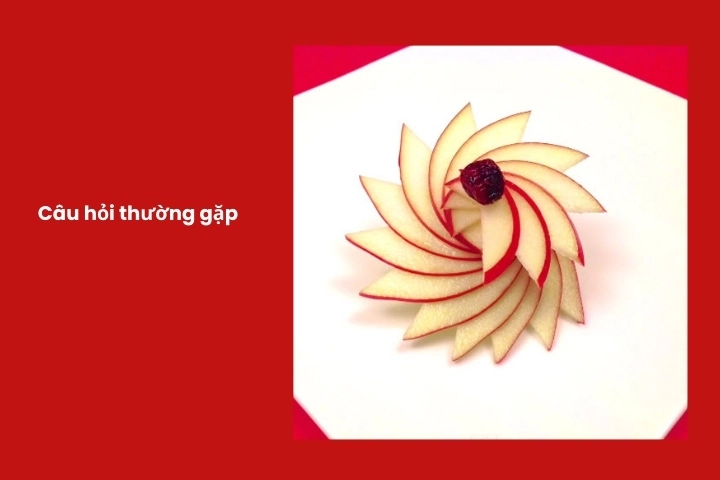 Câu hỏi thường gặp về cách tỉa quả táo đơn giản và gọt táo đẹp