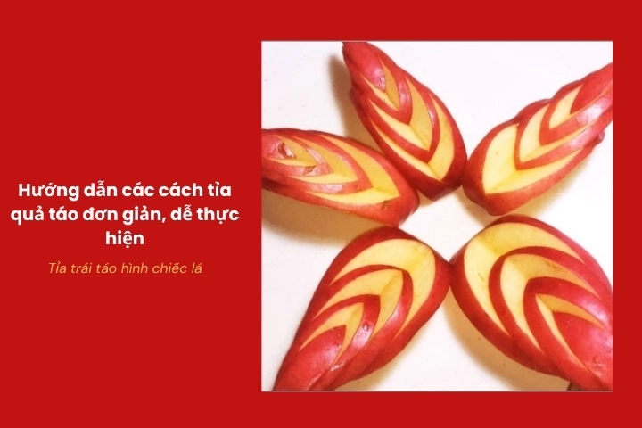 Tỉa trái táo hình con cua ngộ nghĩnh, sáng tạo và thu hút trẻ em